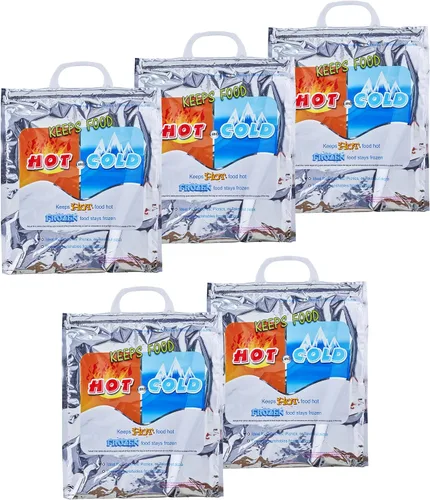 Vista 45 de Superio Bolsas Aisladas Calientes y Frías para Entrega de Alimentos, Bolsas de Compras de Comestibles, Almacenamiento de Alimentos para Comida