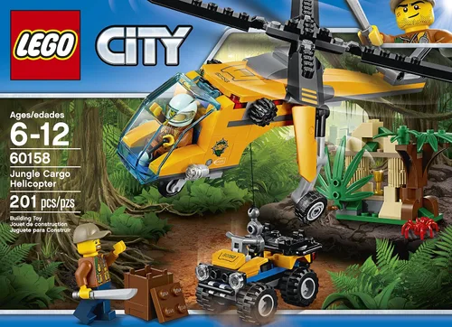 Vista 2 de LEGO City Jungle Explorers Jungle Cargo Helicopter 60158 Kit de construcción (201 piezas)