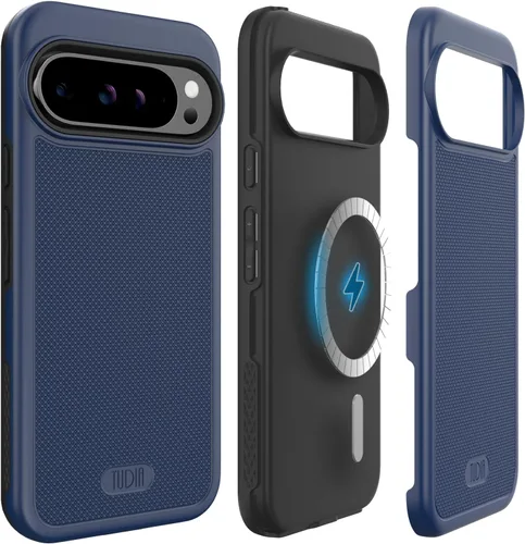 Vista 41 de TUDIA MergeGrip [Compatible con Magsafe] Funda para Google Pixel 7a 2023, [Probada contra caídas de grado militar] Borde elevado para protección