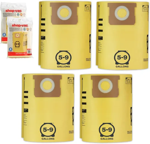 Vista 10 de Shop-Vac 90667 Bolsa de colección All Around de 1.5 galones, paquete de 6
