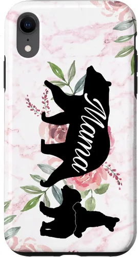 Vista 25 de Mama Bear Mom Gift Phone Holder - 2 Cubs Kiddo Mom Case for iPhone 17