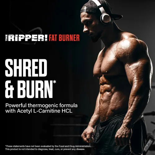 Vista 5 de JNX SPORTS® The Ripper! Quemador de grasa termogénico triturador para hombres y mujeres – Termogénesis Stim de acción rápida, supresor del apetito