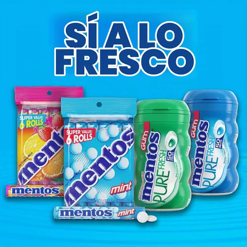 Vista 9 de Mentos - Goma de mascar Pure Fresh sin azúcar
