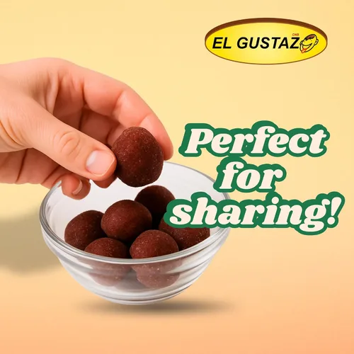 Vista 4 de El Gustazo Caramelos de bolas de tamarindo, Dulce de Tamarindo Natural, sabor dulce y picante, paquete de 8 onzas