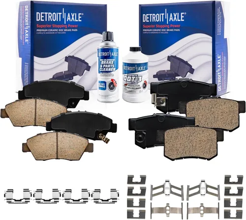 Vista 46 de Detroit Axle - Pastillas de Freno Traseras de Cerámica Izquierda Reemplazo de Pinza para Silverado Sierra Suburban 1500 Tahoe Yukon Escalade ESV EXT