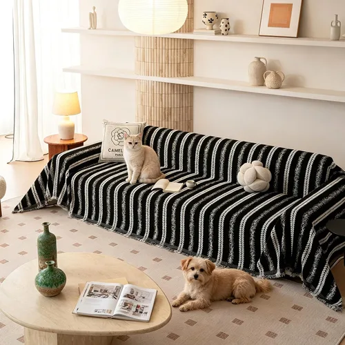 Vista 69 de STACYPIK Funda de sofá impermeable para perros y gatos, antideslizante, color caqui, para mascotas, resistente al agua, protector de muebles