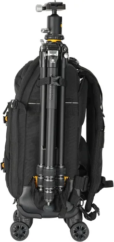 Vista 8 de VANGUARD ALTA FLY 55T G2 DSLR - Mochila convertible para cámara, 8 ruedas giratorias/carretilla, capacidad de 22 litros, capacidad para laptop de 14