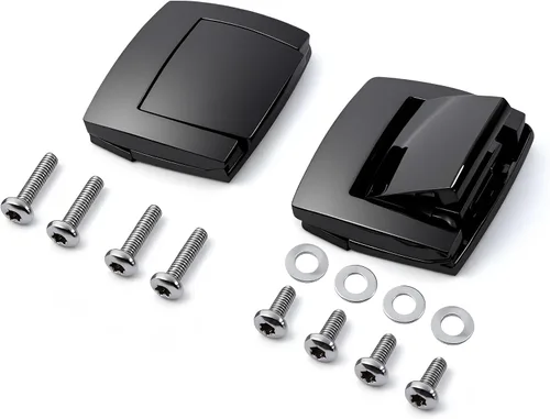 Vista 5 de Black Razor Chopped King Tour Pack Pestillos Compatible con Harley Touring Electra Glide Road Glide 1980-201