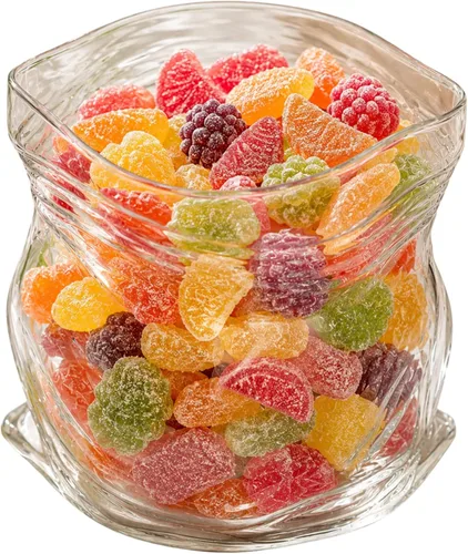 Vista 5 de Restaurantware Tazón de Vidrio Transparente de 8 oz Borde Ondulado Tazón de Bolsa Sin Cremallera Plato de Servir Creativo Apto para Lavavajillas