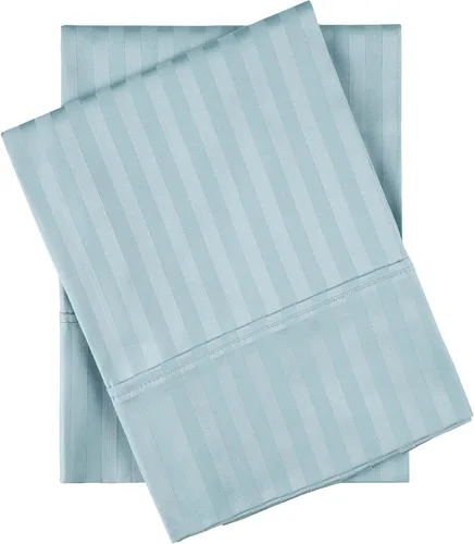 Vista 7 de Algodón egipcio de 300 hilos franjas Funda de almohada Set, Hunter Green, King