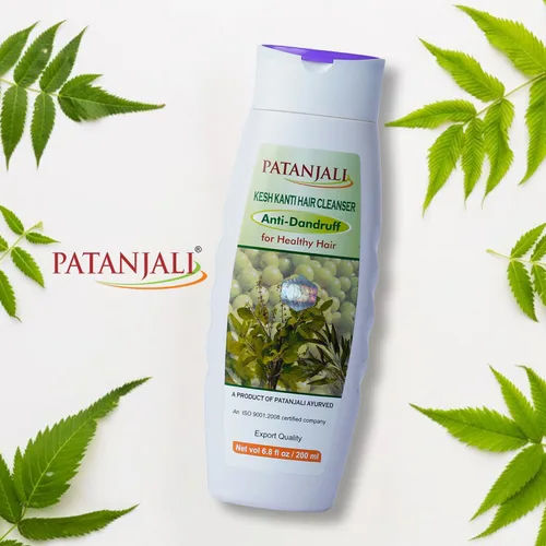 Vista 6 de Patanjali Kesh Kanti Champú limpiador anticaspa, 6.8 fl oz / 6.8 fl oz - (paquete de 2)