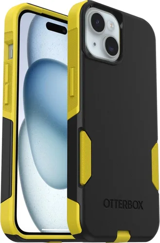 Vista 24 de OtterBox - Funda para iPhone 17e, 16e, 15, 14 y 13 serie Commuter, color negro, delgada y resistente, apta para bolsillo, con protección de puerto