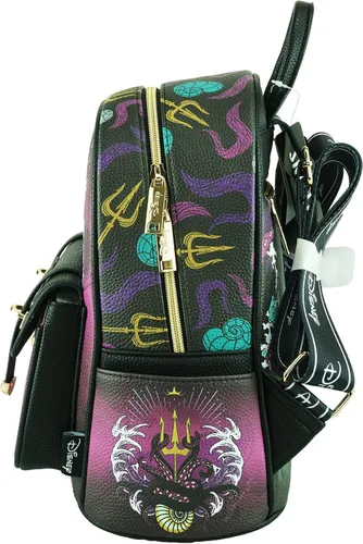 Vista 7 de Wondapop Disney Ursula - Mini mochila de piel vegana de 11 pulgadas