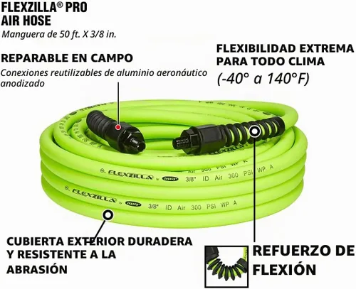 Vista 3 de Manguera de aire híbrida Flexzilla de Legacy