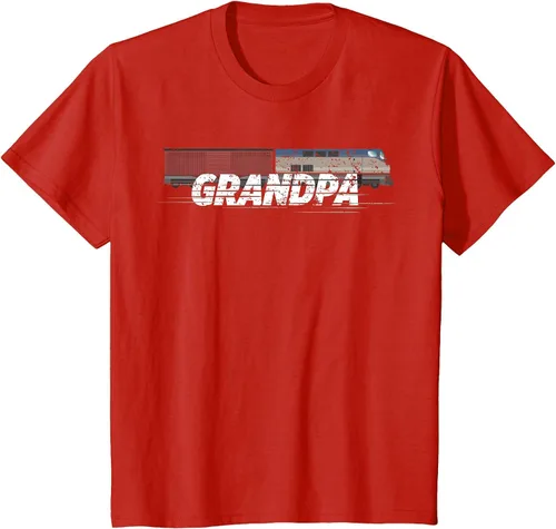 Vista 98 de RC Model Train Shirt Grandpa Train Boxcar HO Scale T-Shirt Negro