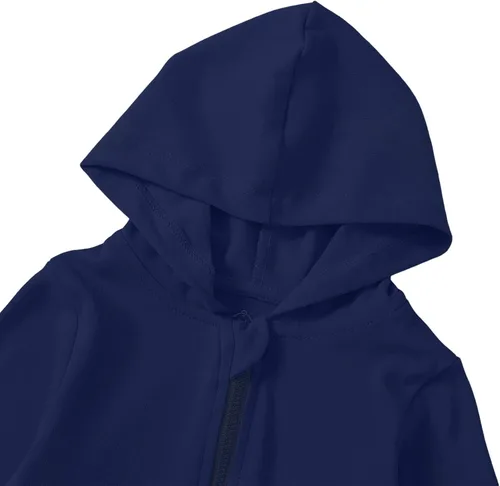 Vista 2 de ROMPERINBOX Baby Hoodie for Boy Girl, Full Zip-up Lightweight Thin Jackets Coat Sweatshirts 0-24 Months