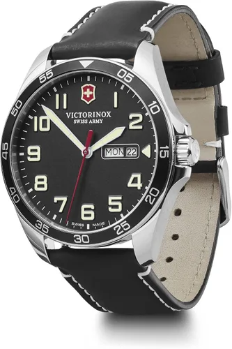 Vista 2 de Victorinox Fieldforce - Reloj con esfera negra y correa negra Negro - Reloj de cuarzo