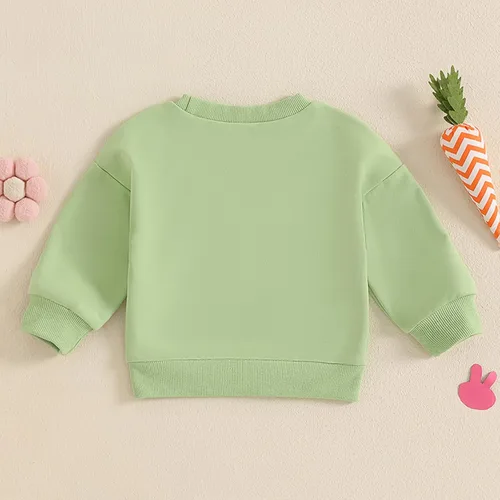 Vista 159 de Traje de San Valentín para bebé, niña, niño, traje de San Valentín, sudadera de manga larga con estampado de corazón