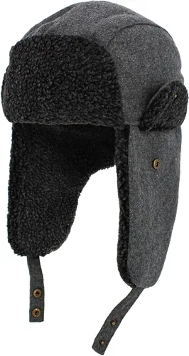 Vista 18 de Wool Blend Aviator Trapper hat Trooper Ear Flaps Ushanka Eskimo Russian Warm Winter Cold 1. Mezcla de lana de oliva