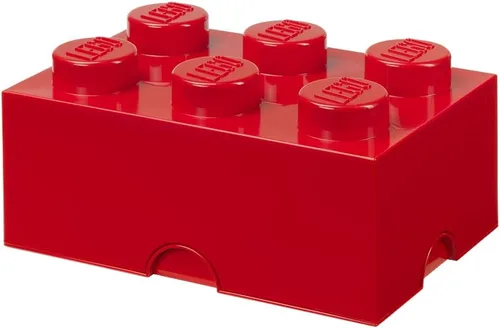 Vista 17 de Room Copenhagen LEGO - Caja de ladrillo de almacenamiento apilable con 6 pernos, bloques de construcción organizativos decorativos para juguetes