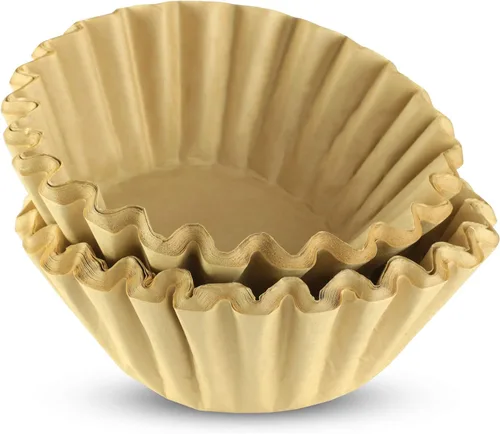 Vista 2 de Filtros de café grandes para 12 tazas, (9.75 x 4.5 pulgadas) (natural sin blanquear, 500)