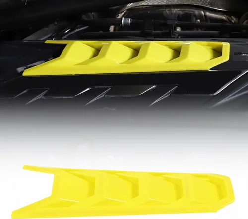 Vista 8 de Cubierta de cubierta de cubierta de motor compatible con Chevrolet Corvette C8 2020-2023, cubierta de motor de borde, accesorios C8, 1 unidad