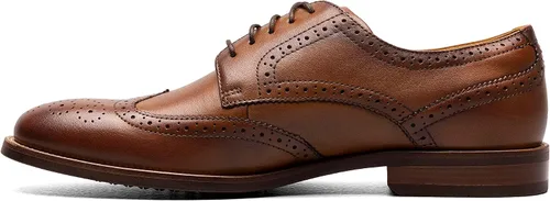 Vista 7 de Florsheim Rubano Oxford de punta de ala para hombre Coñac