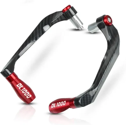 Vista 8 de for Suzuki DL1000 V-Strom 2002-2016 Motorcycle 7/8" 22mm Universal Handlebar Grips Guard Brake Clutch Levers Guard Protector (Color : Grey)
