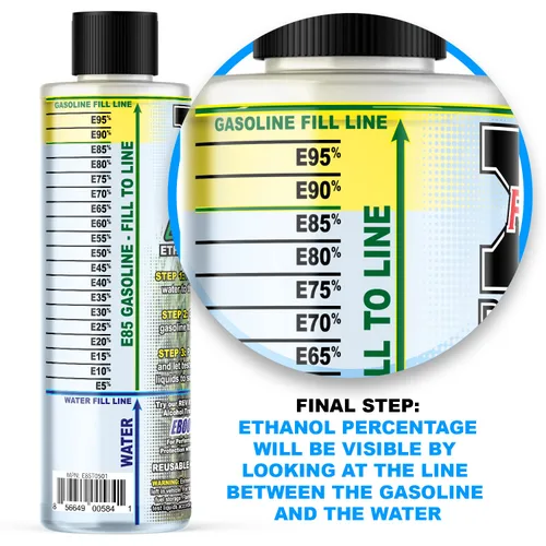 Vista 4 de REV X Probador de gasolina E85T0501 E85 - Kit de prueba de etanol fácil de usar