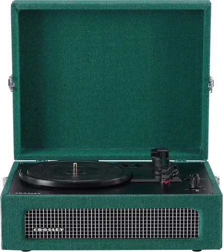 Vista 26 de Crosley CR8017B-DU Voyager Tocadiscos, Dune Duna