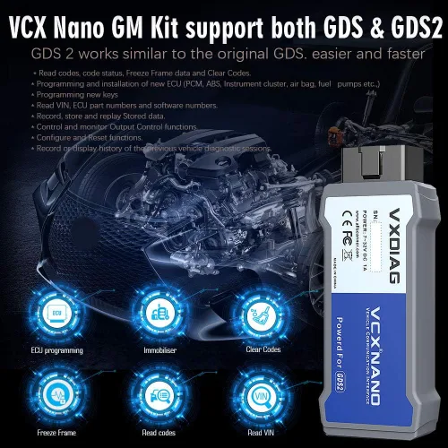 Vista 2 de Sistema de Diagnóstico VXDIAG VCX / Programación NANO Múltiple GDS2 y TIS2WEB para GM / Opel