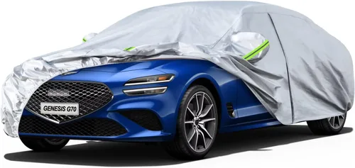 Vista 126 de Kaugung Funda para Coche de Ajuste Personalizado BMW Serie 3 E30 (1982-1994), 7 Capas Resistente al Viento Todo Clima Impermeable Cubierta Exterior