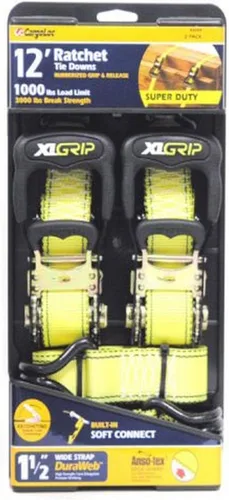 Vista 4 de CargoLoc 84010 Xlgrip - Amarre resistente, con mango en T, paquete de 2