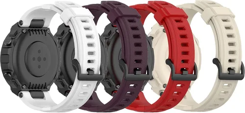 Vista 9 de QGHXO Correa para Amazfit T-Rex, correa de repuesto de silicona suave para reloj inteligente Amazfit T-Rex/T-Rex Pro