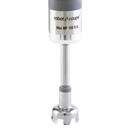 Vista 6 de Robot Coupe MMP190COMBI - Mini mezclador de inmersión de velocidad variable con brazo/eje de 8 pulgadas y batidor de 7 pulgadas, 120 voltios, gris