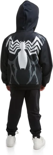 Vista 6 de Marvel Avengers Boys' Sweatshirt - Spidey, Spider-Man, Venom, Hulk - Cosplay Hoodie Sweatshirt for Boys (3T-12)