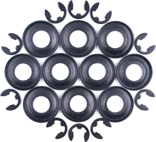Vista 3 de Juego de 10 arandelas de embrague E-Clip para motosierra Husqvarna 362 365 371 372 385 390 570 575 576 XP motosierra #503 75 24-01/503 27 21-01