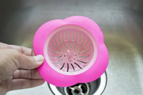 Vista 5 de Evri-Sink - Colador de fregadero con borde ancho grande, herramienta para fregaderos de cocina, se adapta a la mayoría de fregaderos de cocina