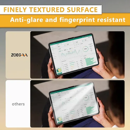 Vista 8 de ZOEGAA Pantalla de privacidad para iPad Pro de 11 pulgadas (chip M4 2024), protector de pantalla extraíble y reutilizable para iPad Pro de 11