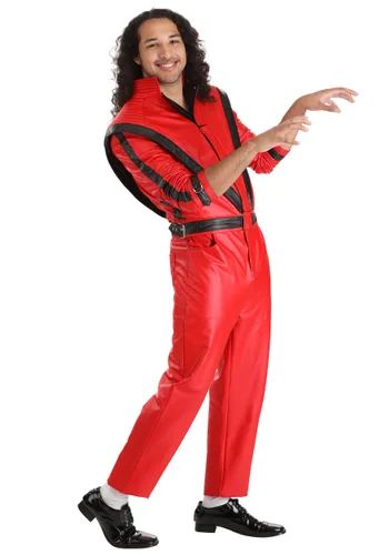 Vista 4 de Disfraz Premium de Thriller Michael Jackson para Hombre Multicolor