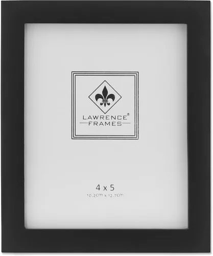 Vista 103 de Lawrence Frames Marco de fotos de madera negra, colección Gallery, 2 x 3 pulgadas, negro