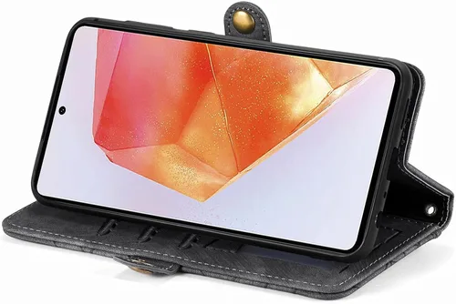 Vista 3 de Compatible con Nothing Phone 1 Funda, Compatible con Nothing Phone One (A063) Soporte para Tarjetas de Cuero PU con Tapa Magnética y Soporte