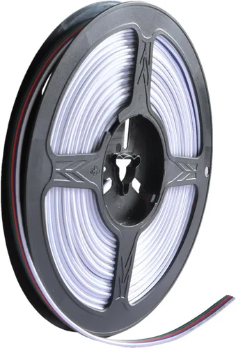 Vista 5 de 32,8 pies/10 m 2 pines 20 AWG Cable de extensión eléctrica de 2 conductores, línea de cable de conexión engarzado, rojo y negro, para cinta de LED