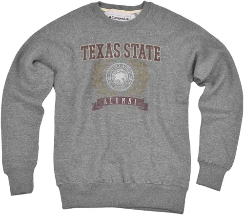 Vista 14 de Campus Lab Collegiate Classic Alumni Seal - Sudadera unisex con cuello redondo para adultos