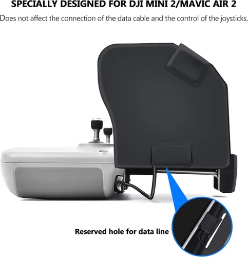 Vista 3 de STARTRC Parasol Capucha Solar para DJI Neo/Mini 4k/Air 3S/Mini 2 SE/Mini 3/Mini 3 Pro/Mini 2/Air 3/Mavic 3 Classic Controlador Accesorios