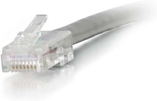 Vista 77 de C2G 24494 Cable cruzado Cat5e - Cable de conexión de red sin blindaje sin arranque, naranja (3 pies, 3.0 ft)