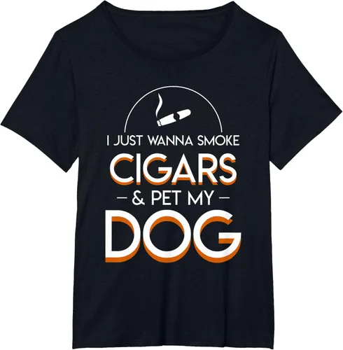 Vista 28 de Solo quiero fumar cigarros y mascotas a los amantes de los perros de mi perro, Negro, S
