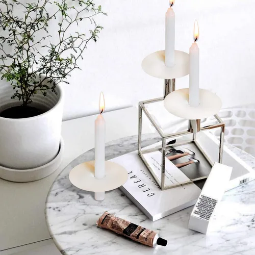 Vista 5 de Spell Candles - Juego de 20 velas religiosas para iglesia con protectores Ideal para vigilias, oraciones, bendiciones, servicios devocionales a