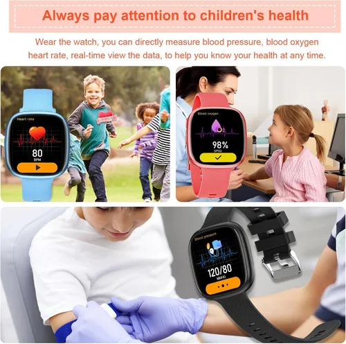 Vista 3 de LogHog Reloj deportivo digital para adolescentes de 5 a 16 años, rastreador de actividad con reloj despertador, monitor de sueño, clima