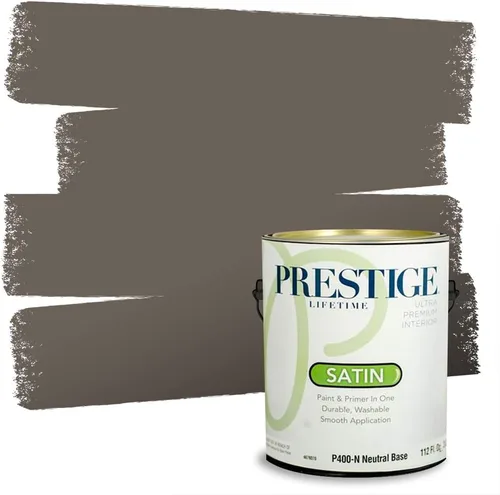 Vista 18 de PRESTIGE Paints - Pintura interior e imprimación en uno, 1 galón, cáscara de huevo, pimienta envejecida